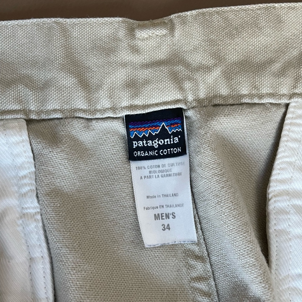 Patagonia Cream Chino Pants Relaxed Fit Cotton - Picture 2 of 4